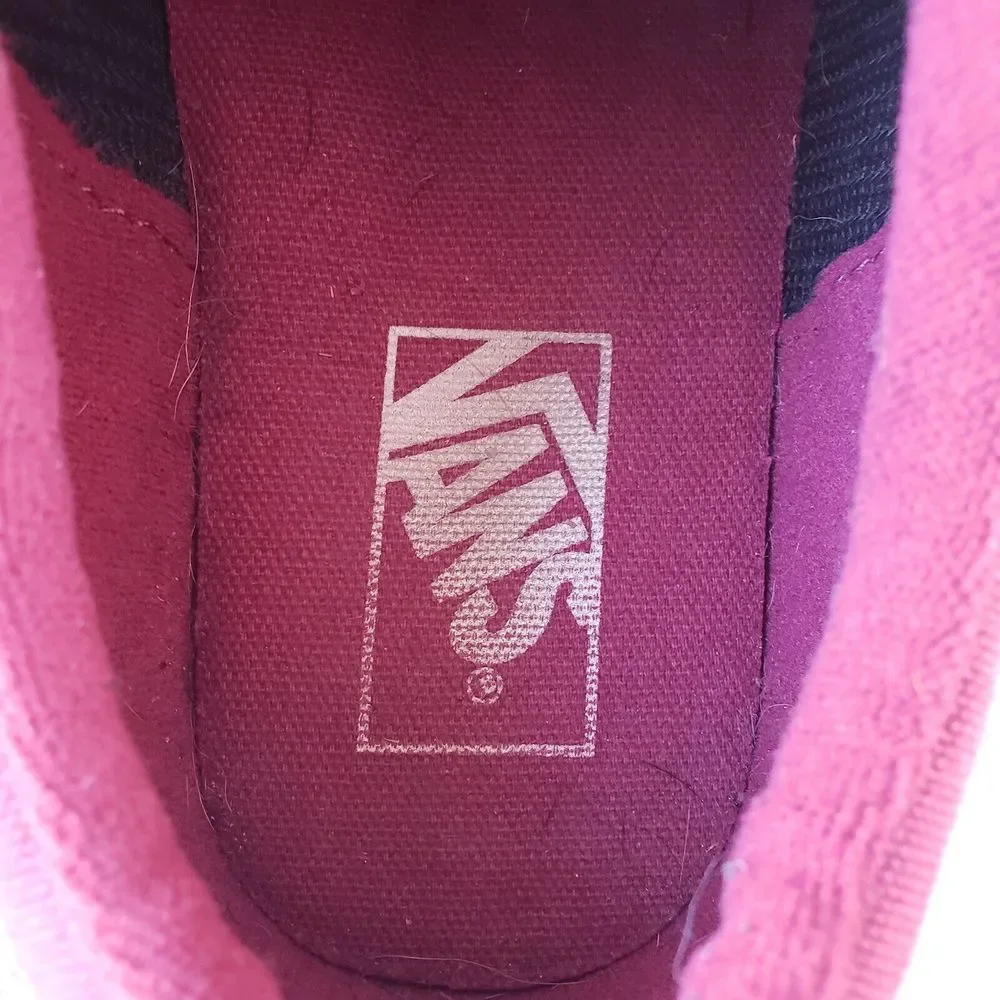 VANS Off The Wall Authentic Classic Low Canvas Shoes Maroon Red Mens‎ Size 7